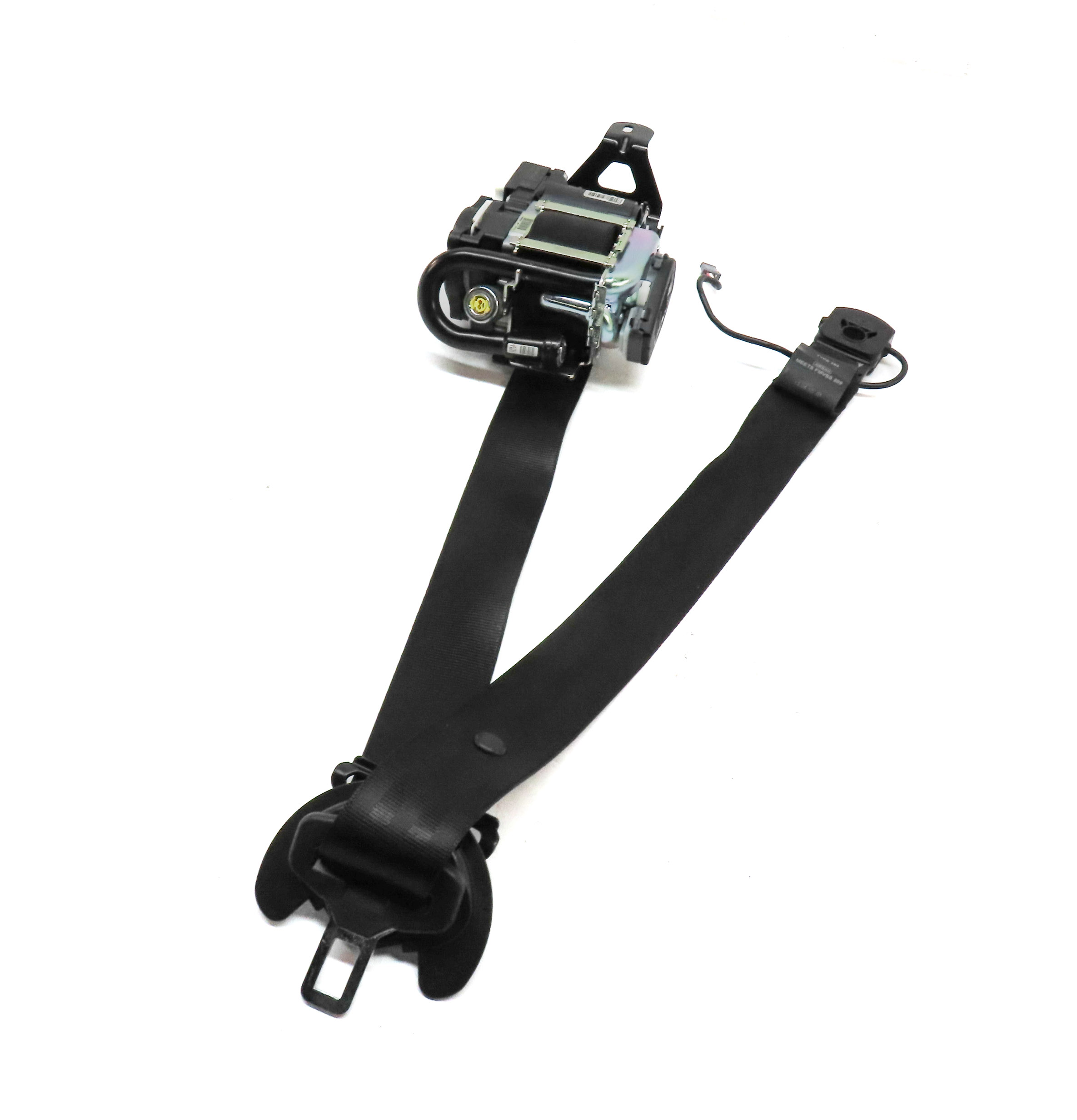 2013-2019 RANGE ROVER (L405) FRONT RIGHT PASSENGER SEATBELT RETRACTOR (BLACK) — exact item pictured